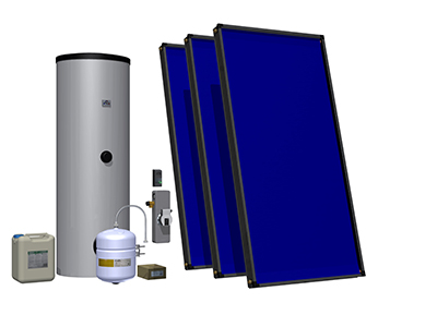 Tapwater zonneboilers sets