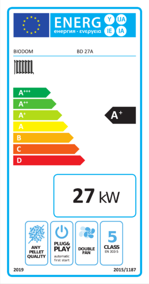 BIODOM 27A 30kW CV pelletketel (KA00058) - Afbeelding 5